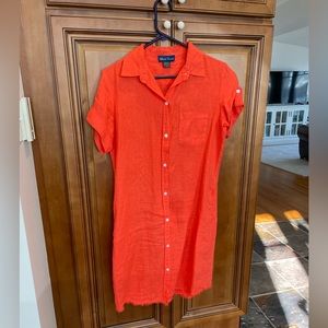 ISLAND TRENDS LINEN DRESS/ cover up